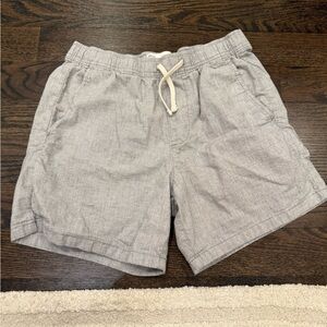 Hollister Light Gray Drawstring Shorts